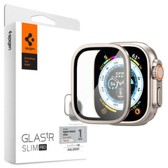 TVRDENÉ SKLO SPIGEN GLAS.TR SLIM PRO APPLE WATCH ULTRA 49 MM TITANIUM