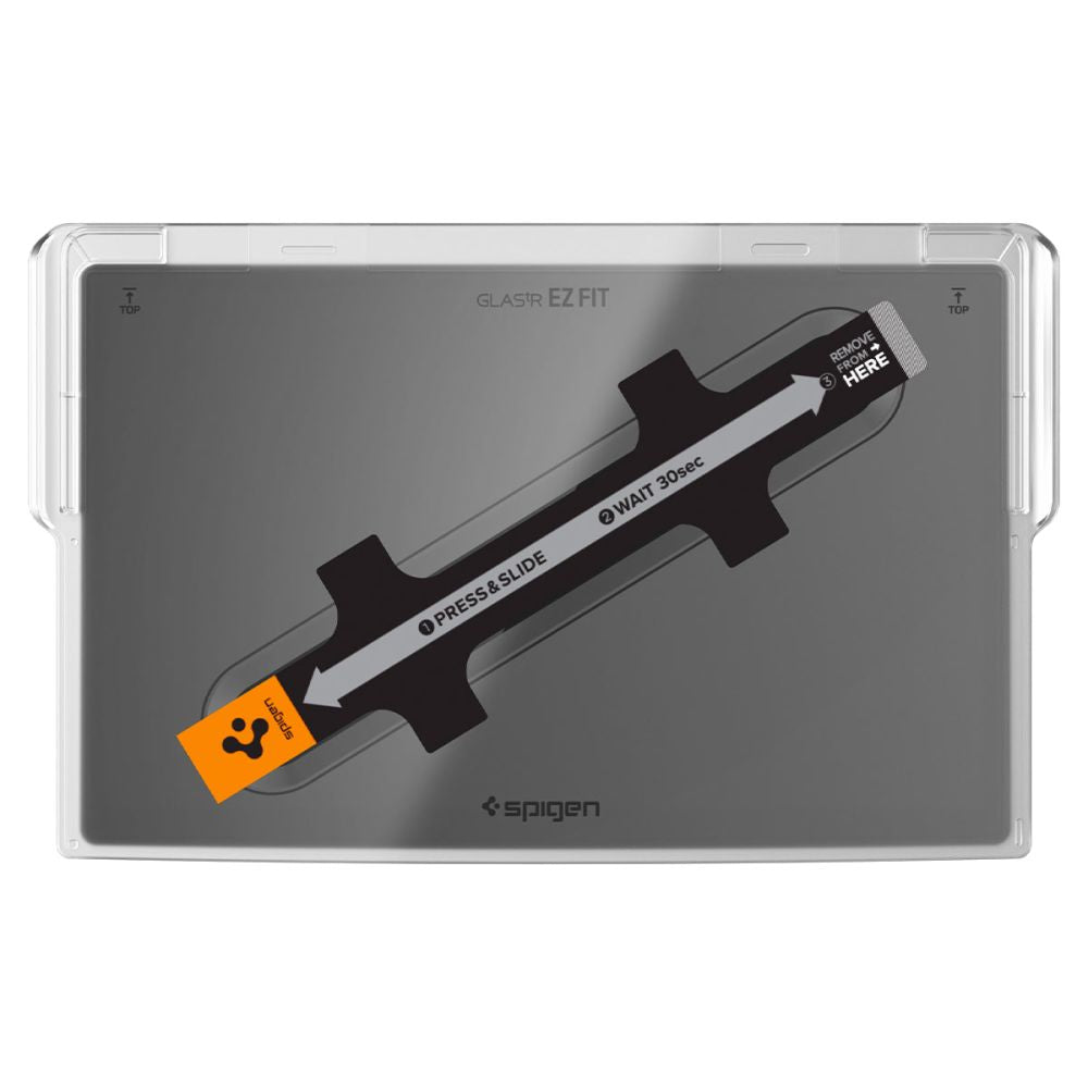 TVRDENÉ SKLO  SPIGEN GLASS FC ”EZ FIT” TESLA MODEL X 2022 / MODEL S 2021 BLACK