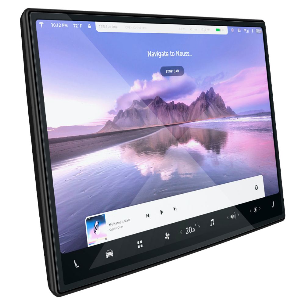 TVRDENÉ SKLO  SPIGEN GLASS FC ”EZ FIT” TESLA MODEL X 2022 / MODEL S 2021 BLACK