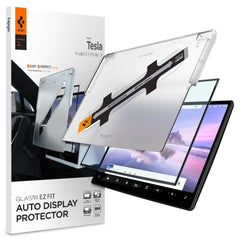 TVRDENÉ SKLO  SPIGEN GLASS FC ”EZ FIT” TESLA MODEL X 2022 / MODEL S 2021 BLACK