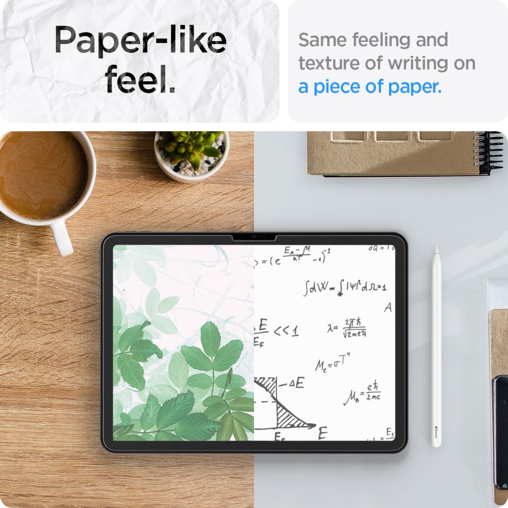 TVRĐE STAKLO ZA IPAD AIR 11 6 / 2024 SPIGEN PAPER TOUCH MATTE CLEAR