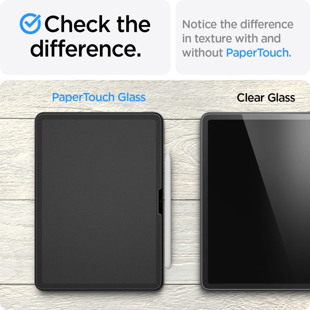 TVRĐE STAKLO ZA IPAD AIR 11 6 / 2024 SPIGEN PAPER TOUCH MATTE CLEAR