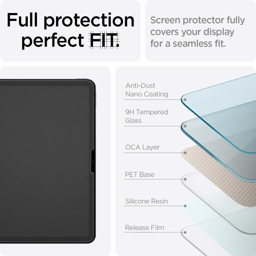 TVRĐE STAKLO ZA IPAD AIR 11 6 / 2024 SPIGEN PAPER TOUCH MATTE CLEAR