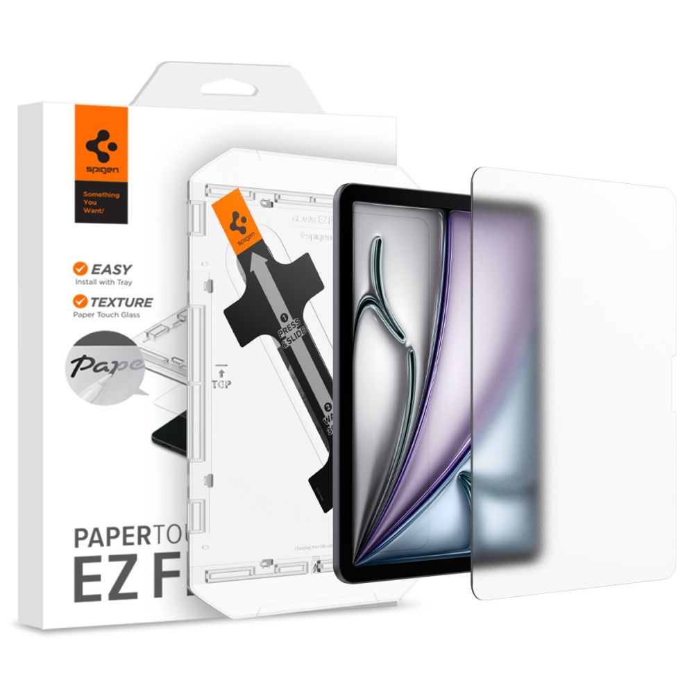 TVRĐE STAKLO ZA IPAD AIR 11 6 / 2024 SPIGEN PAPER TOUCH MATTE CLEAR