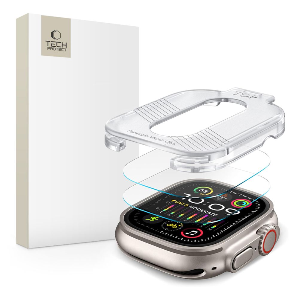TVRDENÉ SKLO TECH-PROTECT SUPREME SET 2-PACK APPLE WATCH ULTRA 1 / 2 (49 MM) CLEAR