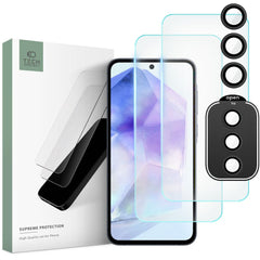 TVRĐENO STAKLO TECH-PROTECT SUPREME SET GALAXY A55 5G PROZIRNO