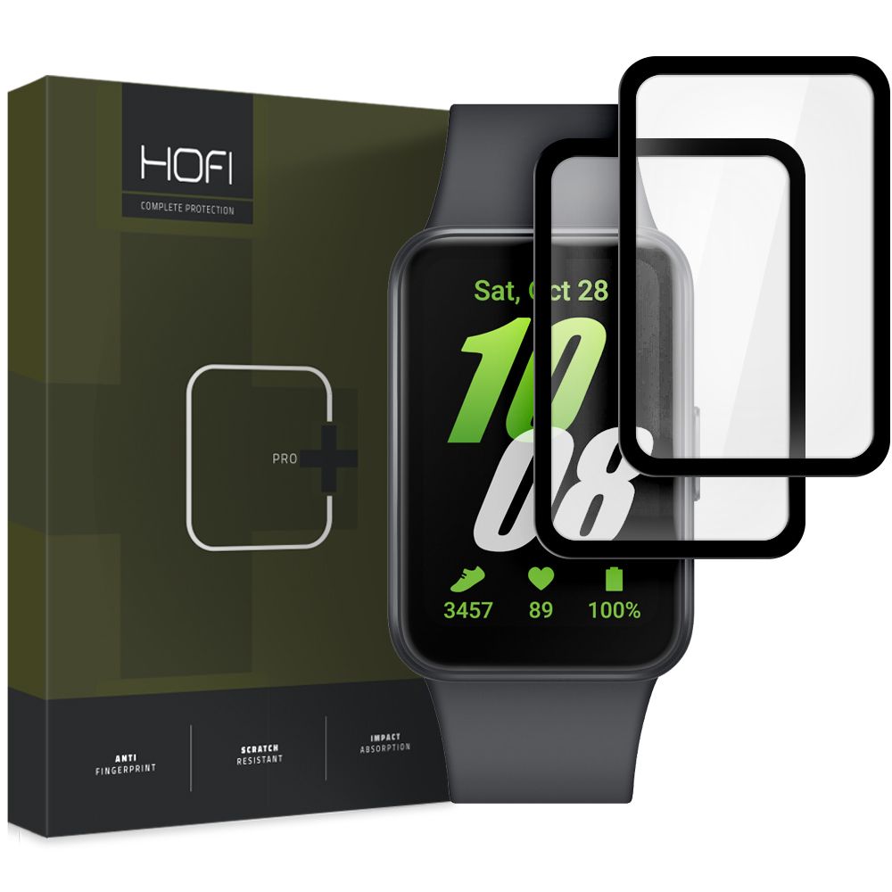2X TVRDENÉ SKLO HOFI HYBRID PRO+ 2-PACK GALAXY FIT 3 BLACK
