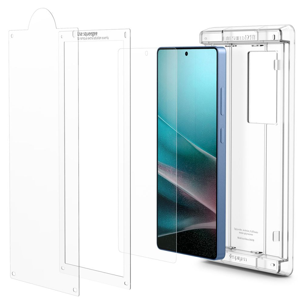 TVRĐENO STAKLO SPIGEN ELITE SHIELD "EZ FIT" HD GALAXY S25 ULTRA JASNO