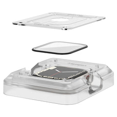 2X TVRDENÉ SKLO NA APPLE WATCH 41 MM SPIGEN PROFLEX ”EZ FIT” 2-PACK CLEAR