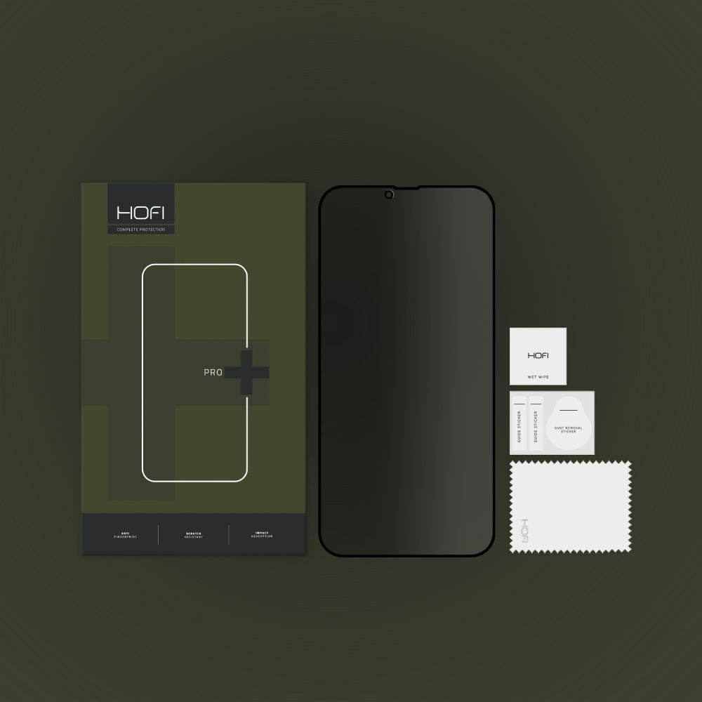 ANTI-SPY  OJAČANO STAKLO HOFI ANTI SPY GLASS PRO+ 13 / 13 PRO / 14 / 16E PRIVATNOST