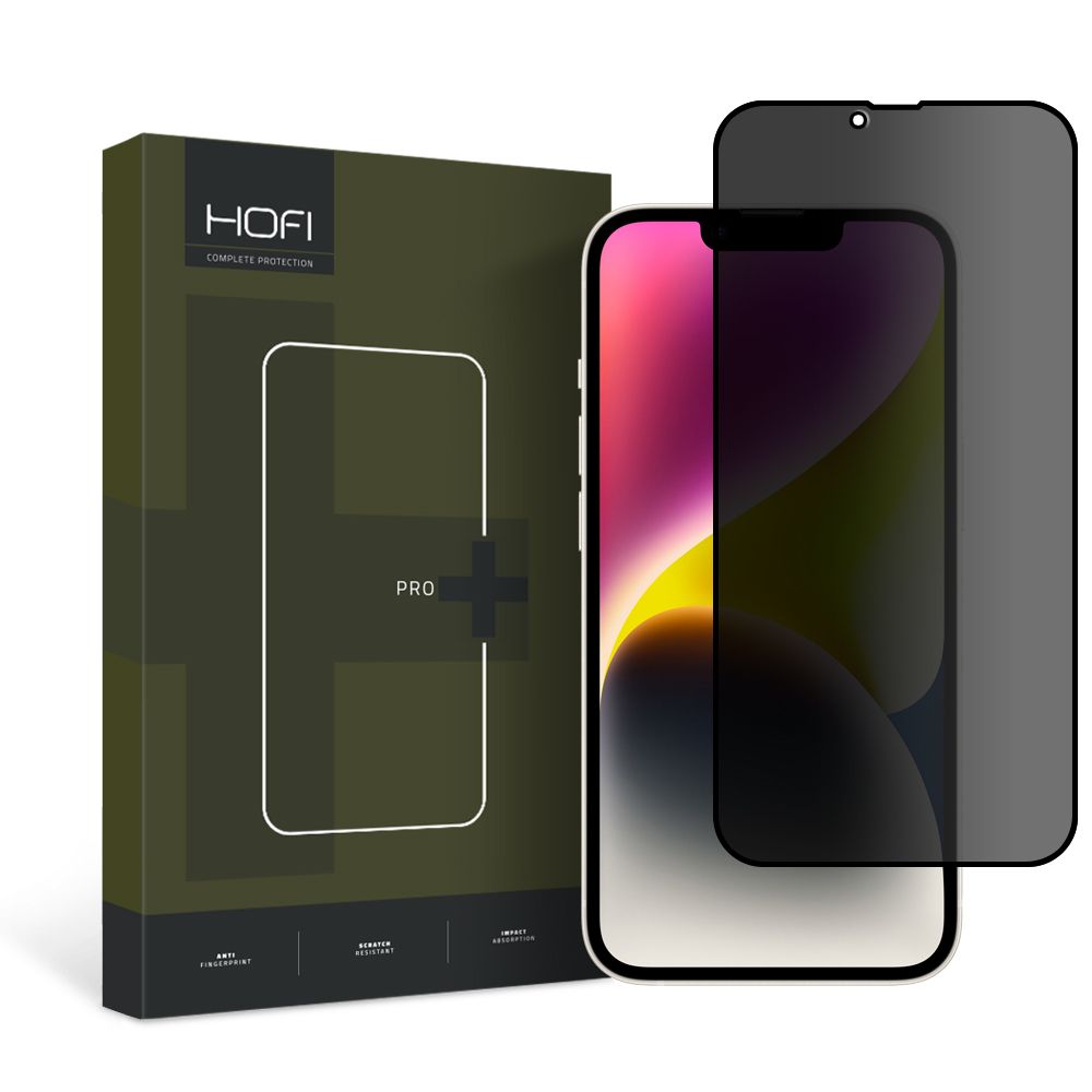ANTI-SPY  OJAČANO STAKLO HOFI ANTI SPY GLASS PRO+ 13 / 13 PRO / 14 / 16E PRIVATNOST