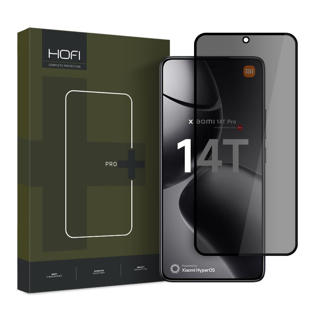 TVRDENA  HOFI ANTI SPY GLASS PRO+ XIAOMI 14T / 14T PRO PRIVACY