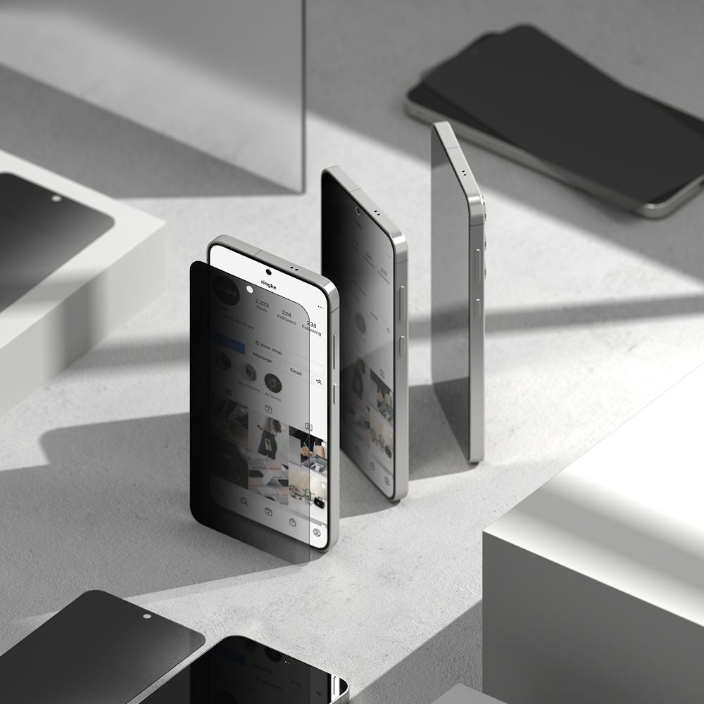 TVRDENÉ SKLO RINGKE EASY SLIDE 2-PACK GALAXY S25+ PLUS PRIVACY