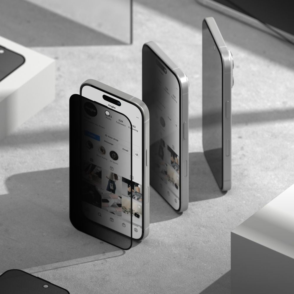 TVRĐENO STAKLO RINGKE EASY SLIDE 2-PACK IPHONE 16 PRO PRIVATNOST