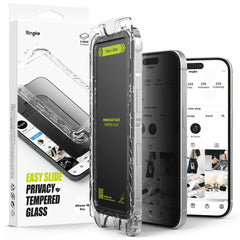 TVRĐENO STAKLO RINGKE EASY SLIDE 2-PACK IPHONE 16 PRO PRIVATNOST