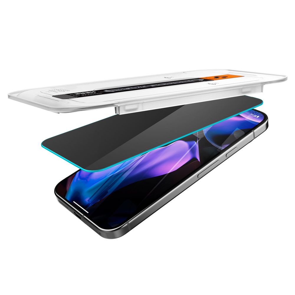 TVRĐENO STAKLO SPIGEN GLAS.TR "EZ FIT" 2-PACK GOOGLE PIXEL 9 / 9 PRO 