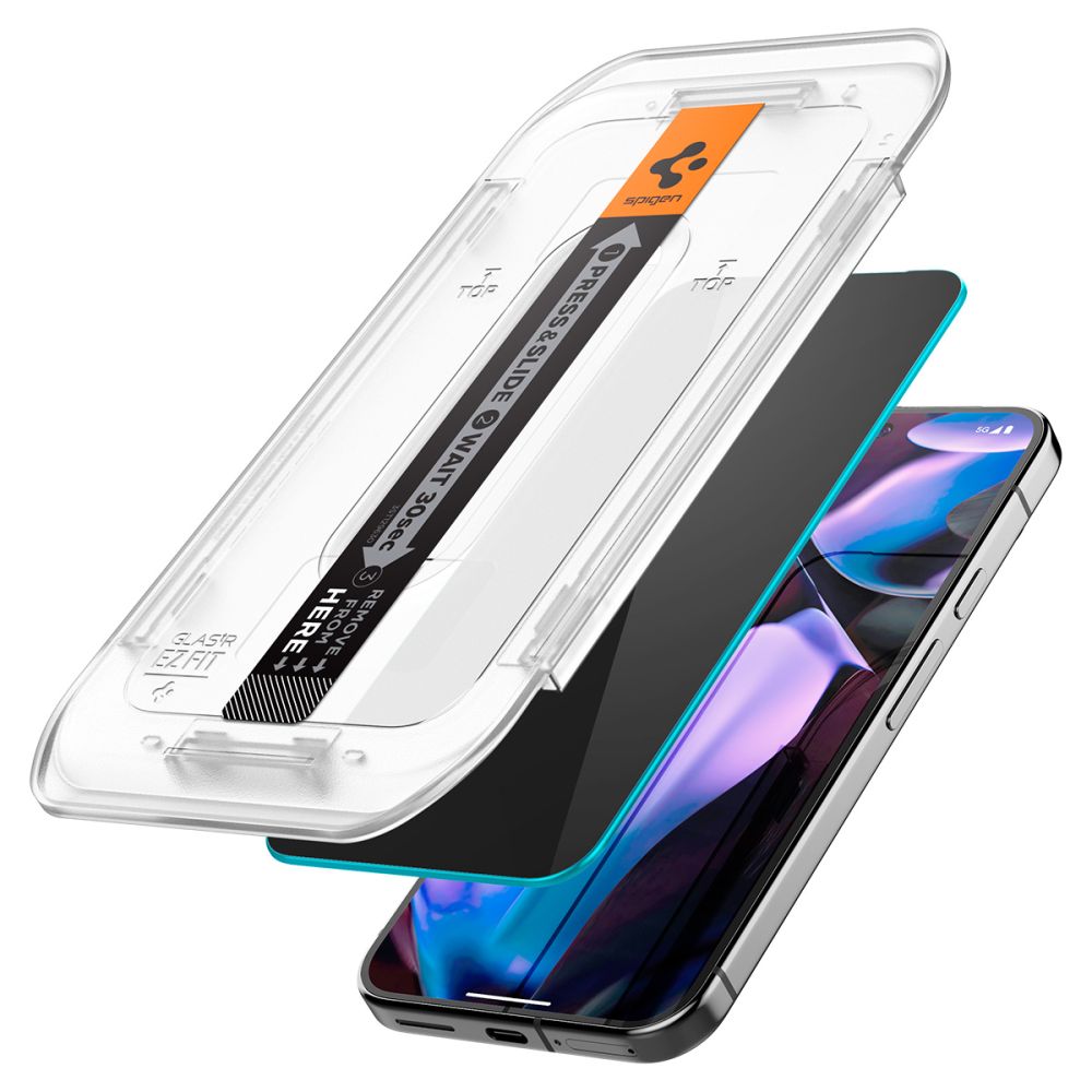 TVRĐENO STAKLO SPIGEN GLAS.TR "EZ FIT" 2-PACK GOOGLE PIXEL 9 PRO XL  PRIVATNOST
