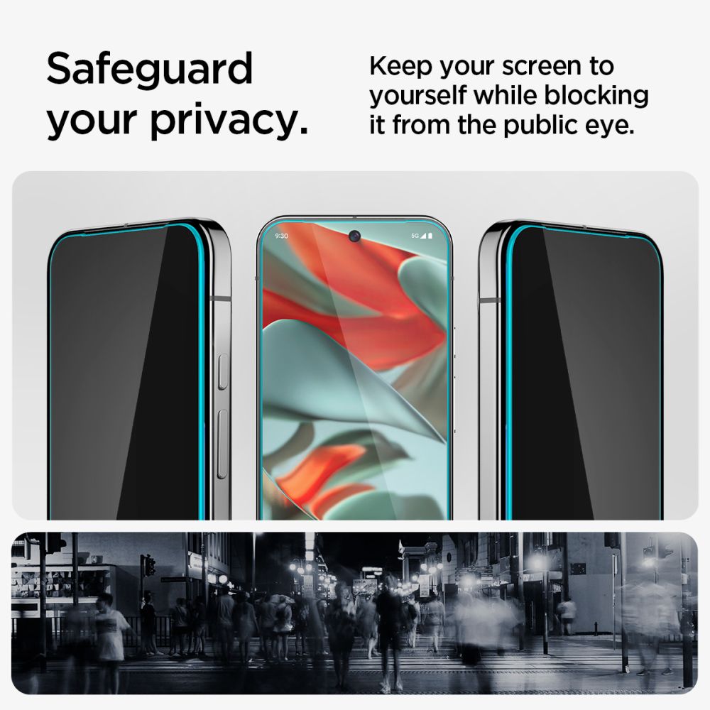 TVRĐENO STAKLO SPIGEN GLAS.TR "EZ FIT" 2-PACK GOOGLE PIXEL 9 PRO XL  PRIVATNOST