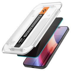 TVRĐENO STAKLO SPIGEN GLAS.TR ”EZ FIT” 2-PACK IPHONE 16 PRO MAX PRIVATNOST