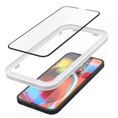 2X TVRDENÉ SKLO  SPIGEN ALM GLASS FC 2-PACK IPHONE 13 / 13 PRO BLACK