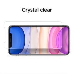 TVRDENÉ SKLO SPIGEN ALM GLASS FC IPHONE 11 BLACK