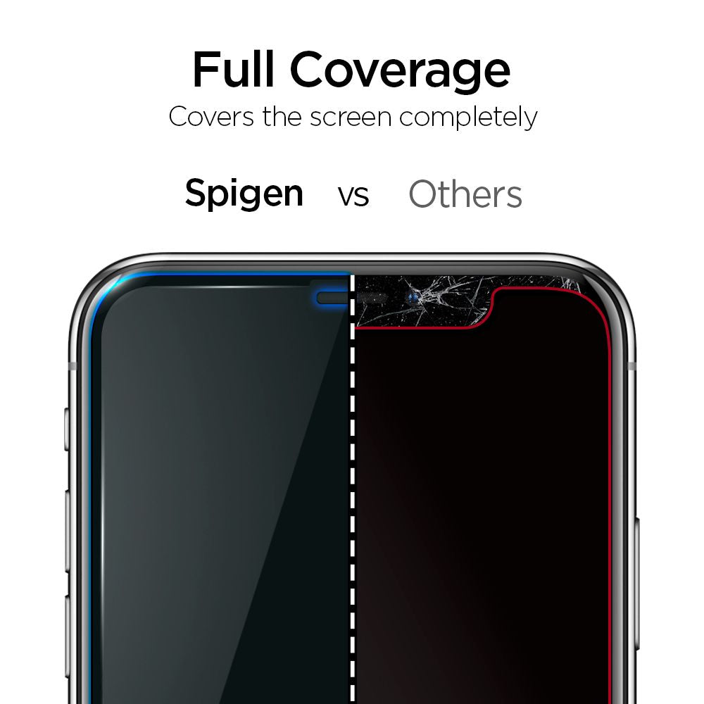 TVRDENÉ SKLO SPIGEN ALM GLASS FC IPHONE 11 BLACK