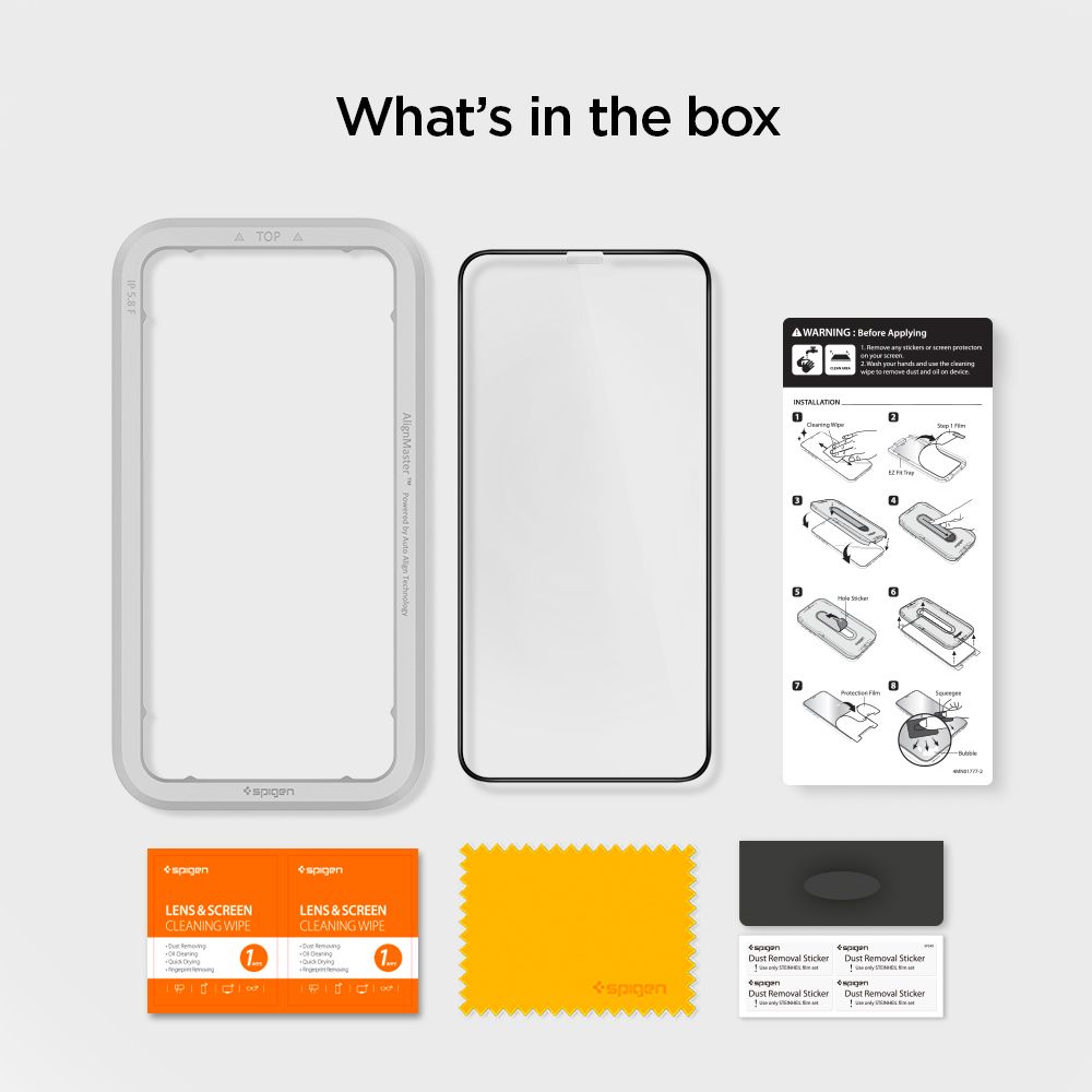 TVRDENÉ SKLO SPIGEN ALM GLASS FC IPHONE 11 BLACK