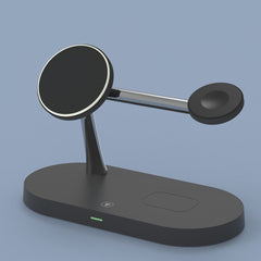 BEZDRÔTOVÁ NABÍJAČKA 3IN1 TECH-PROTECT A12 MAGNETIC MAGSAFE WIRELESS CHARGER BLACK