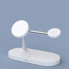 BEZDRÔTOVÁ NABÍJAČKA 3IN1 TECH-PROTECT A12 MAGNETIC MAGSAFE WIRELESS CHARGER WHITE
