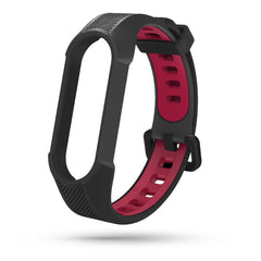 REMENIČ ZA XIAOMI MI BAND 5 / 6 / 6 NFC HEYBAND  CRNA/CRVENA