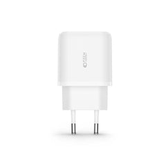 SIEŤOVÁ NABÍJAČKA NA MOBIL A TABLET TECH-PROTECT C20W 2-PORT NETWORK CHARGER PD20W/QC3.0 WHITE