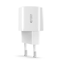 MREŽNI PUNJAČ ZA MOBILNE TELEFONE I TABLETE TECH-PROTECT C20W MINI 2-PORT MREŽNI PUNJAČ PD20W/QC3.0 CRNI