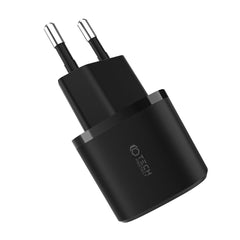 MREŽNI PUNJAČ ZA MOBILNE TELEFONE I TABLETE TECH-PROTECT C20W MINI 2-PORT MREŽNI PUNJAČ PD20W/QC3.0 CRNI
