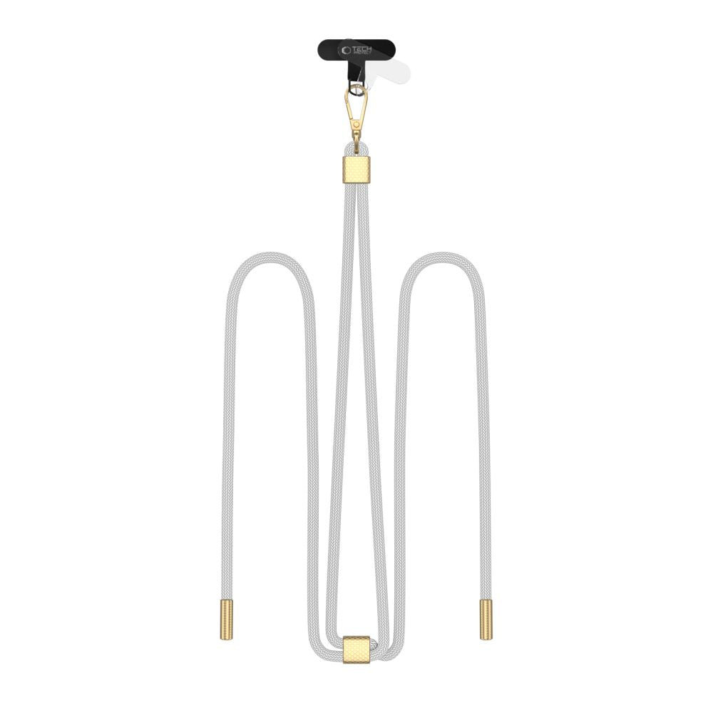 TECH-PROTECT C2S ROPE CROSSBODY STRAP CRAYON GREY/GOLD