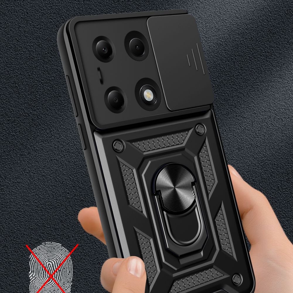 KRYT TECH-PROTECT CAMSHIELD PRO XIAOMI REDMI NOTE 13 PRO 4G / LTE / POCO M6 PRO 4G / LTE BLACK