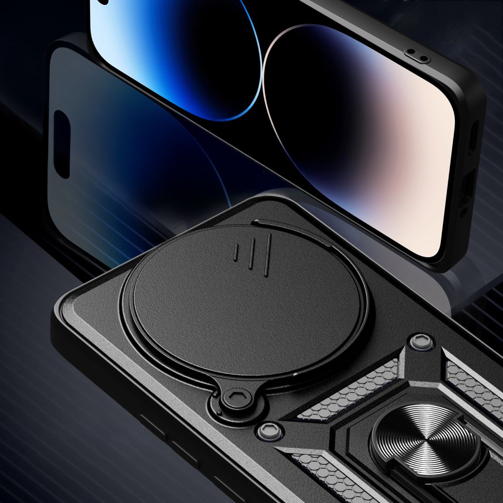 KRYT TECH-PROTECT CAMSHIELD PRO XIAOMI REDMI NOTE 14 PRO+ PLUS 5G MATTE BLACK