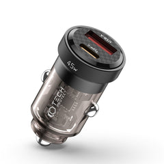 NABÍJAČKA DO AUTA TECH-PROTECT CC45W 2-PORT CAR CHARGER PD45W/QC3.0 BLACK