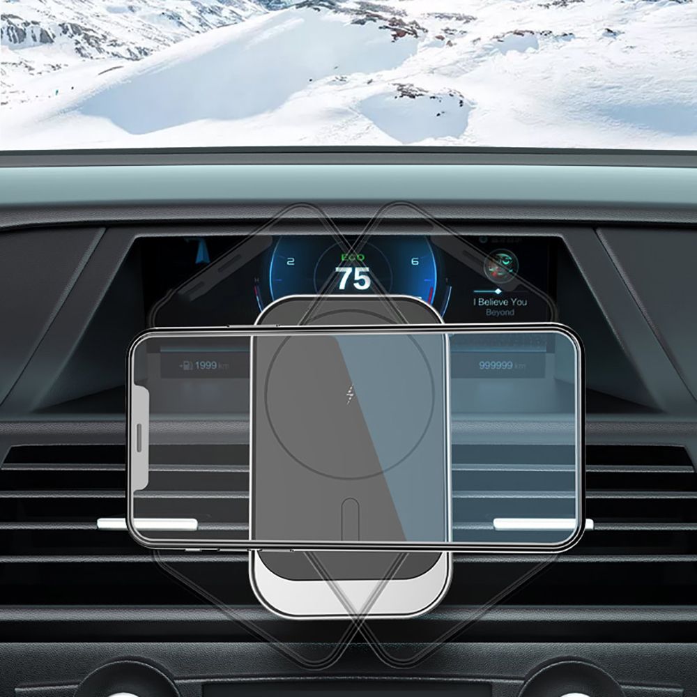 DRŽIAK / NABÍJAČKA DO AUTA  TECH-PROTECT CW19 MAGNETIC MAGSAFE VENT CAR MOUNT BLACK