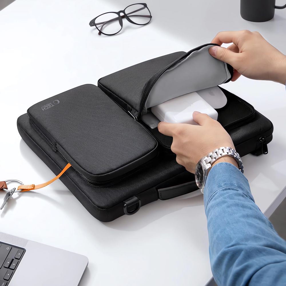 TECH-PROTECT DEFENDER BAG LAPTOP 13-14 BLACK