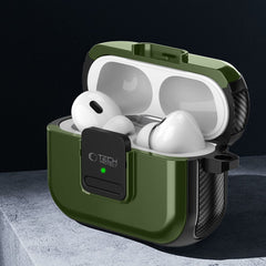  TECH-PROTECT DEFENDER HOOK MAGSAFE APPLE AIRPODS PRO 1 / 2 MASLINASTO ZELENA