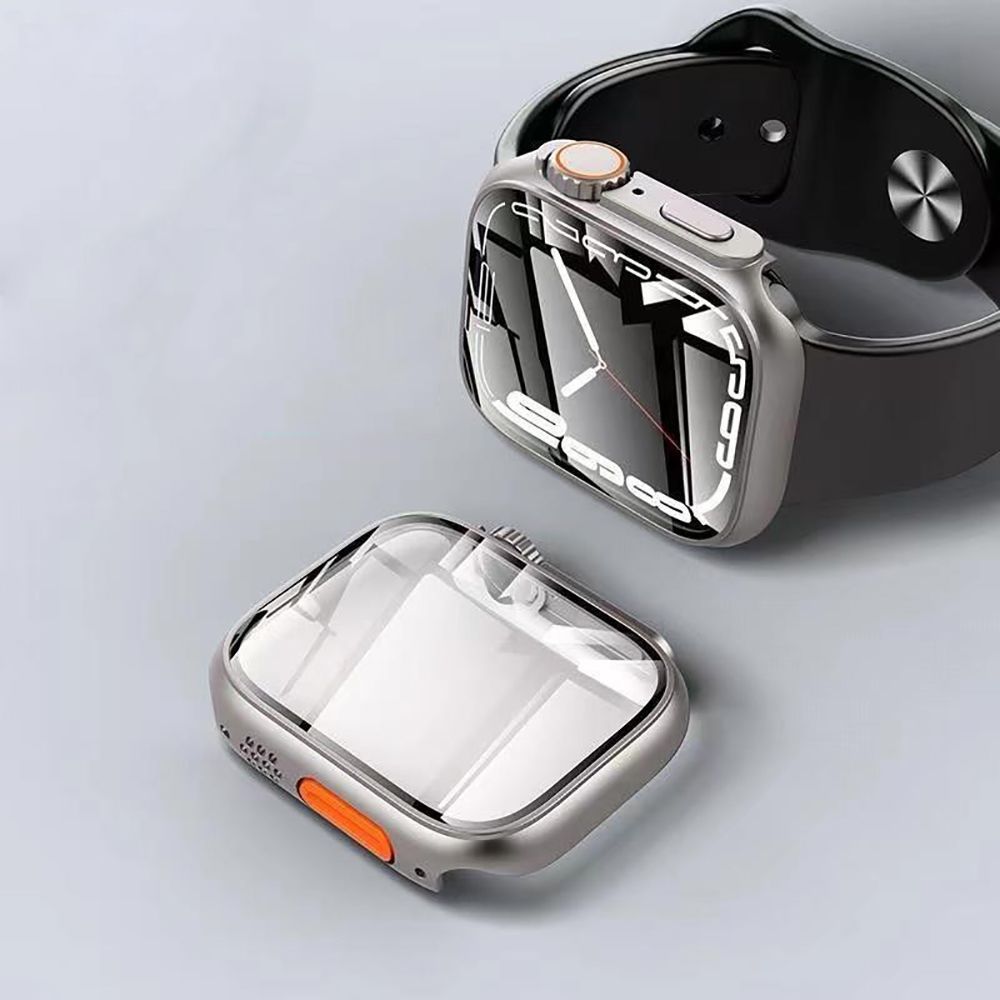 PUZDRO TECH-PROTECT DEFENSE360 APPLE WATCH 10 (46 MM) TITANIUM/ORANGE