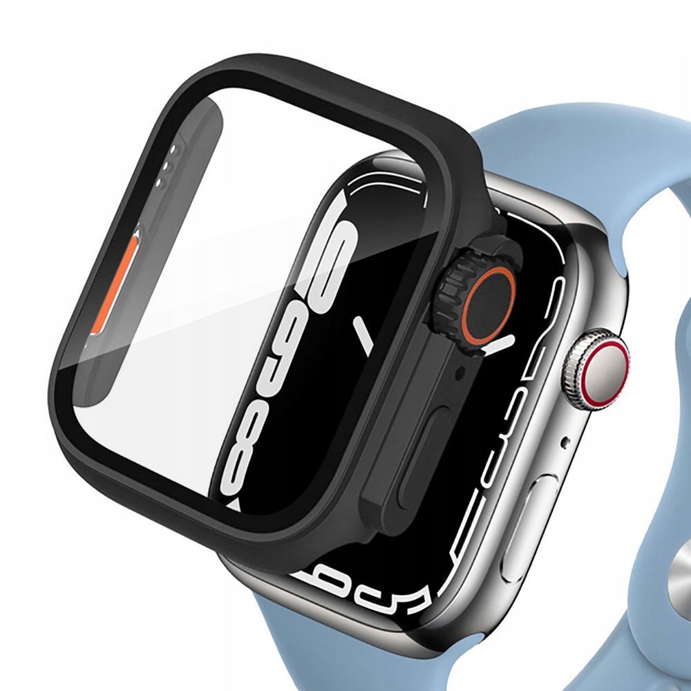 PUZDRO TECH-PROTECT DEFENSE360 APPLE WATCH 10 (46MM) BLACK/ORANGE
