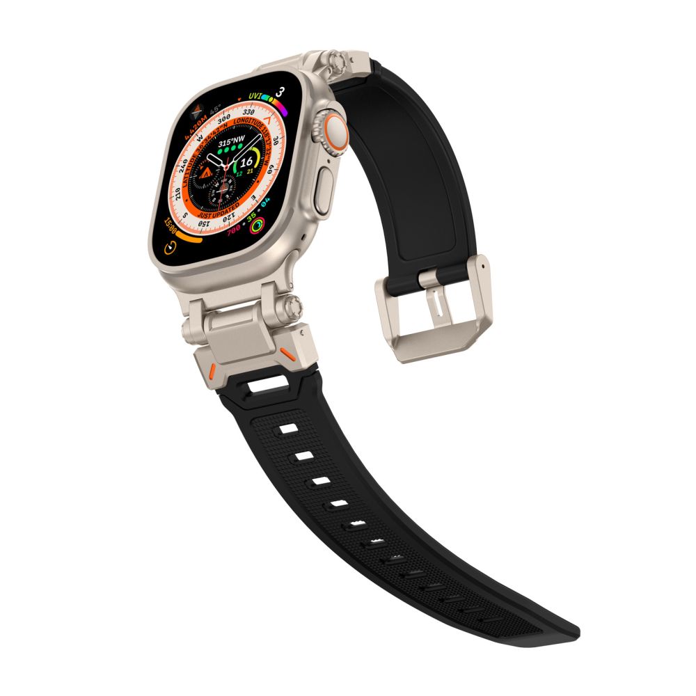 REMIENOK TECH-PROTECT DELTA PRO APPLE WATCH 6 / 7 / 8 / 9 / 10 / SE / ULTRA 1 / 2 (44 / 45 / 46 / 49 MM) BLACK/TITANIUM