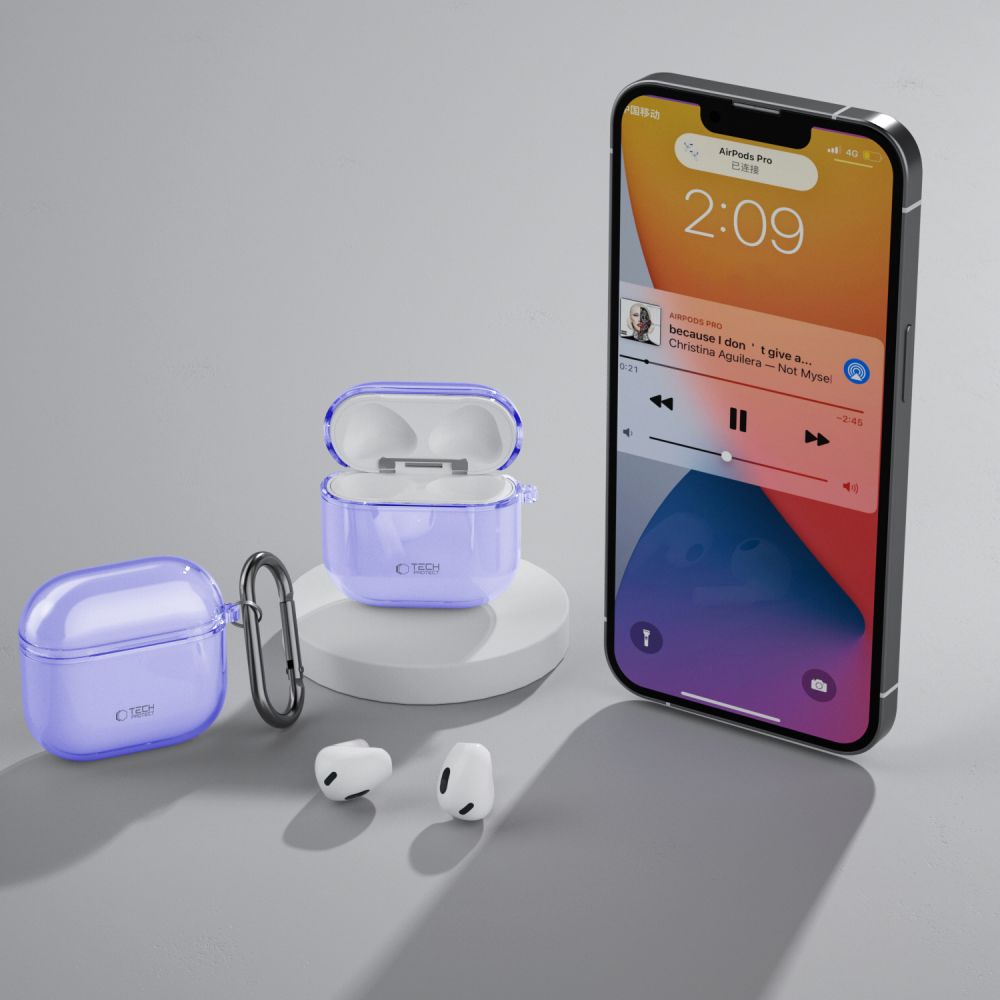 PUZDRO TECH-PROTECT FLEXAIR APPLE AIRPODS 4 VIOLET