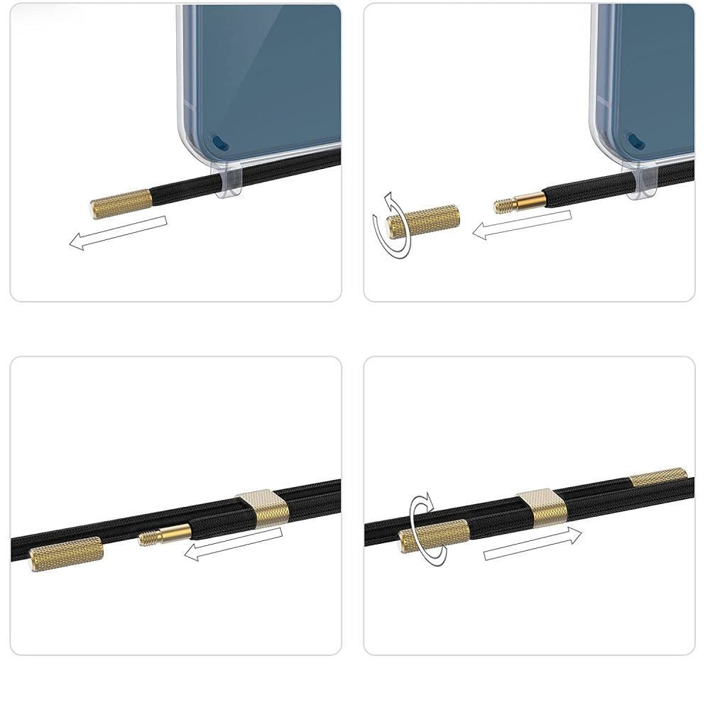  TECH-PROTECT FLEXAIR CHAIN MAGSAFE IPHONE 15 PRO CRNA & BEŽ ČEKA