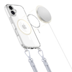 KRYT TECH-PROTECT FLEXAIR CHAIN MAGSAFE IPHONE 16 GREY & PINK