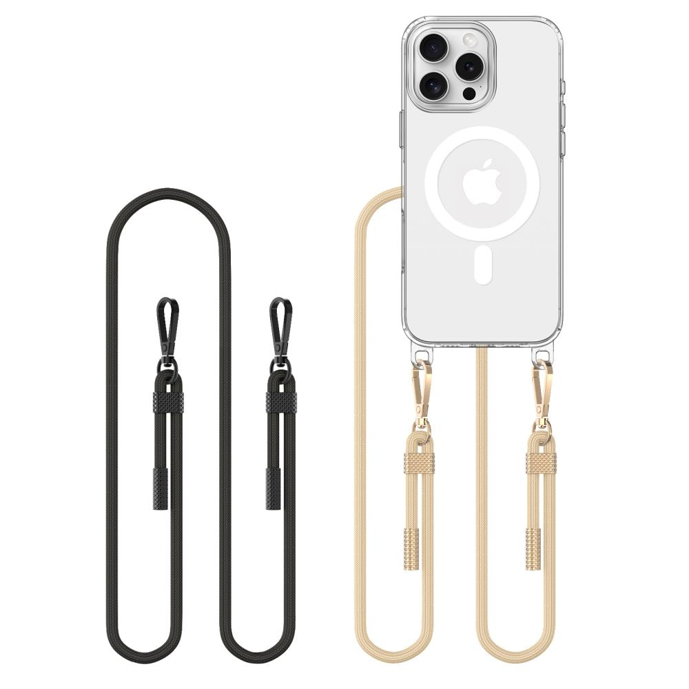 KRYT TECH-PROTECT FLEXAIR CHAIN MAGSAFE IPHONE 16 PRO BLACK & TAUPE