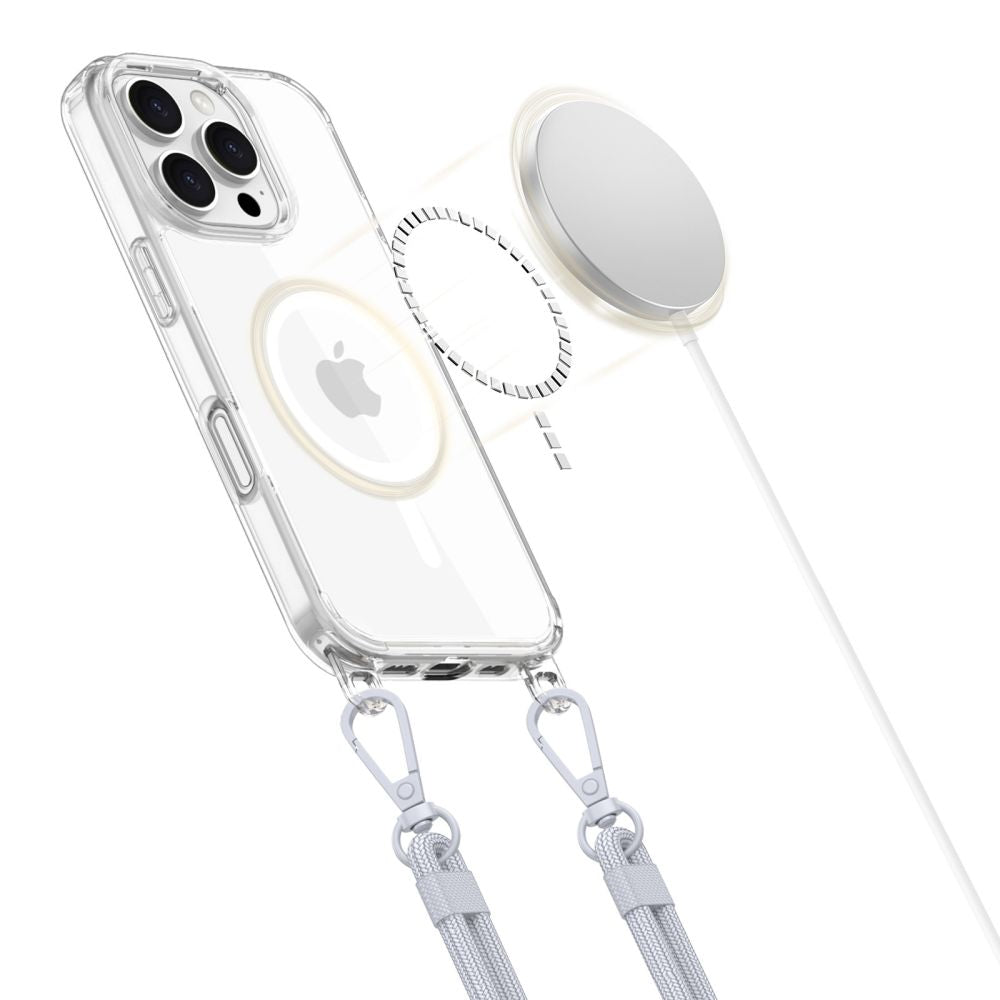 KRYT TECH-PROTECT FLEXAIR CHAIN MAGSAFE IPHONE 16 PRO MAX GREY & PINK