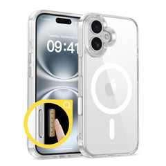 KRYT TECH-PROTECT FLEXAIR HYBRID CC MAGSAFE IPHONE 16 CLEAR