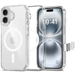 KRYT TECH-PROTECT FLEXAIR HYBRID CC MAGSAFE IPHONE 16 CLEAR
